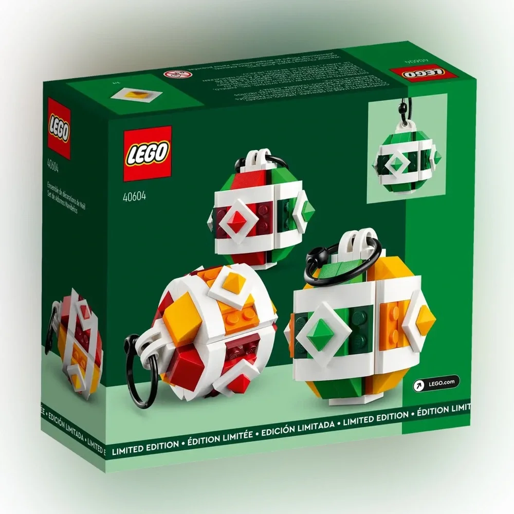 LEGO Limited Edition 2023 Christmas Decor Set 40604 (182 Pieces), NIB